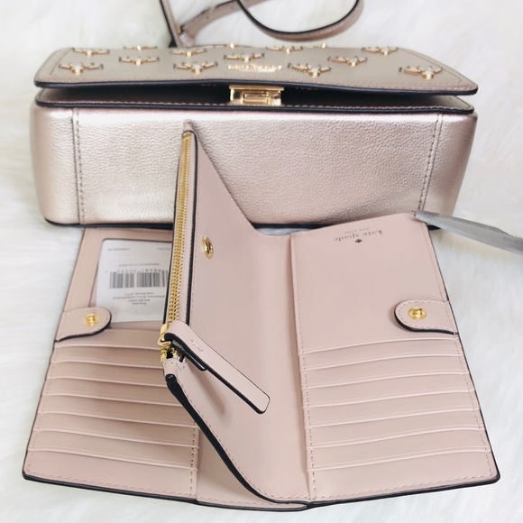 Kate Spade Maisie Embellished Crossbody Bag Wallet - Picture 5 of 8